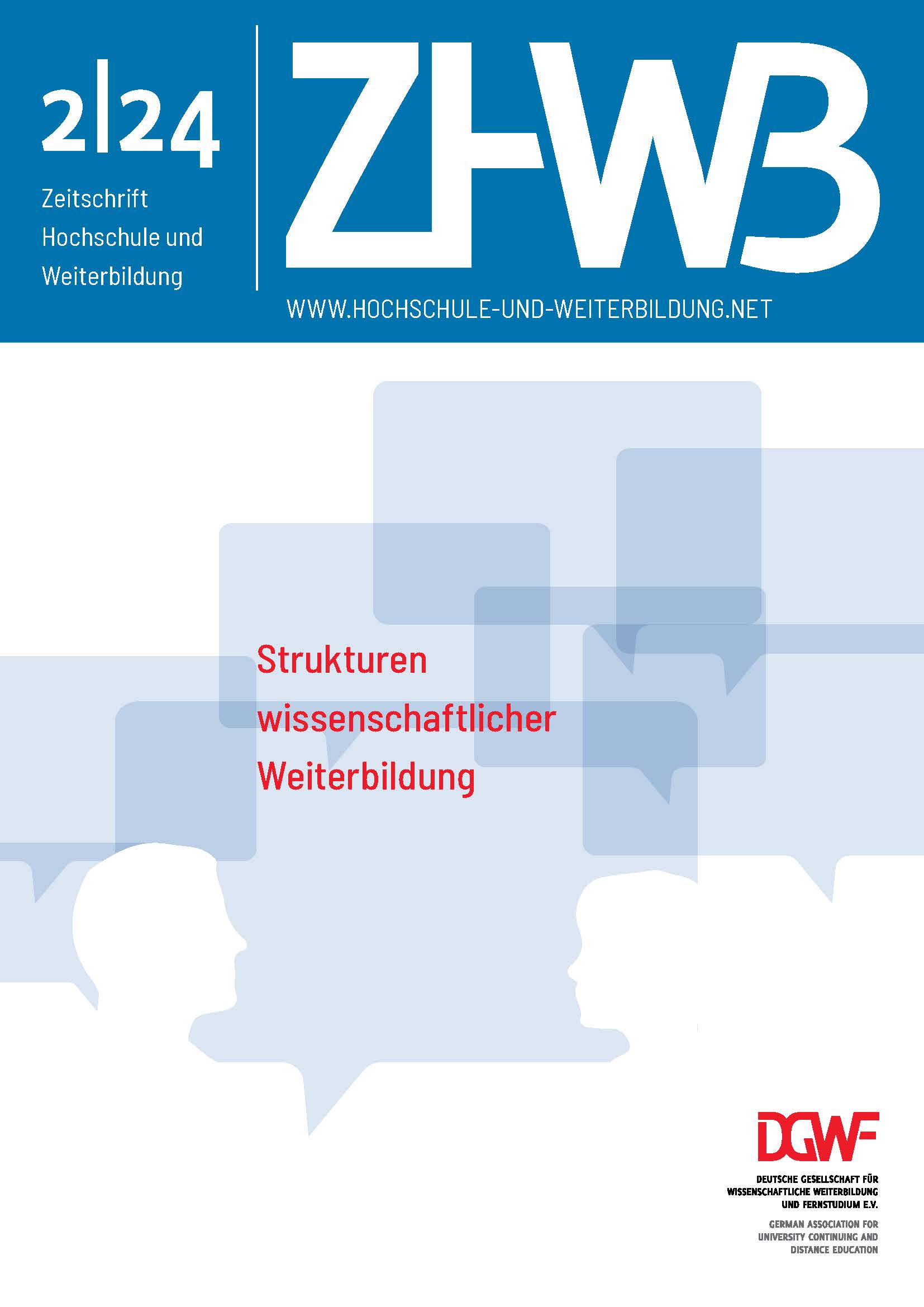 					Ansehen 2024/2: Strukturen wissenschaftlicher Weiterbildung
				